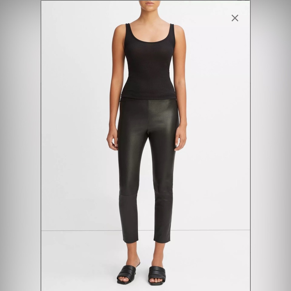Vince Black Leather legging